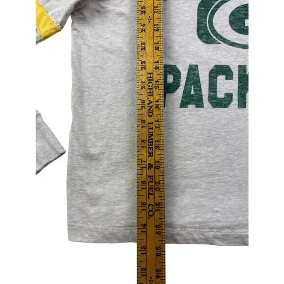 47 Green Bay Packers Womens Medium Game Day All Class LS Tee Oatmeal Logo - Picture 6 of 7